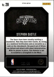 2024-25 Stephon Castle Panini Prizm BLUE PULSAR EMERGENT ROOKIE 25/99 RC #29 San Antonio Spurs