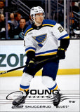 2025-26 Jimmy Snuggerud Upper Deck Series 1 ROOKIE YOUNG GUNS RC #207 St. Louis Blues 2