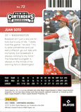 2021 Juan Soto Panini Contenders CRACKED ICE SEASON TICKET 12/23 #72 Washington Nationals