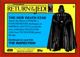 2023 A New Death Star Topps Chrome Star Wars Sapphire Edition GREEN 13/60 #9 Return of the Jedi