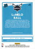 2020-21 LaMelo Ball Donruss Optic HOLO SILVER RATED ROOKIE RC #153 Charlotte Hornets