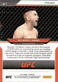 2021 Ricardo Lamas Panini Prizm UFC BLUE 158/199 #1 Featherweight