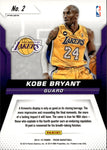 2014-15 Kobe Bryant Panini Prizm HOLO SILVER FIREWORKS #2 Los Angeles Lakers HOF