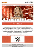 2023 Carmella Panini Chronicles WWE HOLO SILVER AUTO 06/25 AUTOGRAPH #CS-CML Monday Night Raw