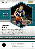 2020-21 LaMelo Ball Panini Mosaic REACTIVE BLUE ROOKIE RC #202 Charlotte Hornets