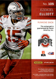 2016 Ezekiel Elliott Panini Prizm Draft Picks HOLO SILVER ROOKIE AUTO AUTOGRAPH RC #105 Dallas Cowboys