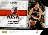 2020-21 Arvydas Sabonis Panini Crown Royale HALL OF FAME JERSEY RELIC #HF-ARV Portland Trail Blazers HOF