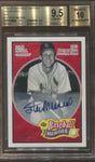 2005 Stan Musial UD Baseball Heroes SIGNATURES RED AUTO 7/49 BGS 9.5/10 St. Louis Cardinals #74 2471