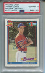 1991 Chipper Jones Topps PSA/DNA AUTHENTIC 10 ROOKIE AUTO AUTOGRAPH RC #333 Atlanta Braves HOF 1200