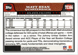 2008 Matt Ryan Topps Chrome ROOKIE RC #TC166 Atlanta Falcons