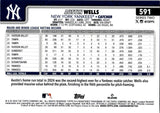 2025 Austin Well Topps Series 2 TRUE PHOTO SP #591 New York Yankees