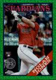 2023 Nolan Jones Topps 1988 DESIGN ROOKIE GREEN MOJO 77/99 RC #T88C-59 Cleveland Guardians