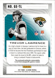 2021 Trevor Lawrence Panini Illusions GREAT EXPECTATIONS ROOKIE JERSEY RELIC #GE-TL Jacksonville Jaguars