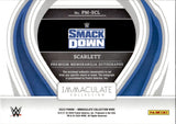 2023 Scarlett Panini Immaculate WWE PREMIUM JUMBO SHIRT AUTO 02/99 AUTOGRAPH RELIC #PM-SL Friday Night Smackdown