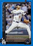 2025 Roki Saski Topps Series 2 BLUE FOIL ROOKIE 127/150 RC #558 Los Angeles Dodgers