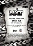 2026 Lainey Reid Topps Chrome WWE ROOKIE NXT AUTO AUTOGRAPH #NXT-LAI NXT 3