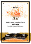 2025 Edris Enofe Topps Chrome SAPPHIRE NXT AUTO #NXT-EEF