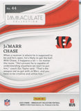 2023 Ja'Marr Chase Panini Immaculate 24/99 #44 Cincinnati Bengals