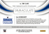 2023 LA Knight Relic Panini Immaculate Collection WWE The Immaculate Standard 63/99 #IM-LAK Friday Night Smackdown