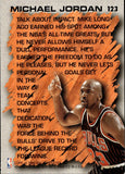 1996-97 Michael Jordan Fleer HARDWOOD LEADER #123 Chicago Bulls HOF 2