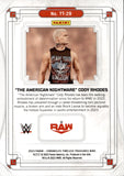2023 "The American Nightmare" Cody Rhodes Panini Chronicles TIMELESS TREASURES GOLD 10/10 #NR-9 Monday Night Raw