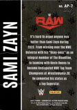 2023 Sami Layn Panini Chronicles WWE GOLD ACTION PACKED #AP-7 Monday Night Raw