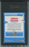 2023 Jordan Addison Donruss Optic GREEN VELOCITY RATED ROOKIE RC SGC 9.5 #271 Minnesota Vikings 3197