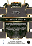 2023-24 Victor Wembanyama Panini Select BLUE ICE CONCOURSE ROOKIE RC #87 San Antonio Spurs HOF 1