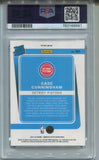 2021-22 Cade Cunningham Donruss Optic BLUE VELOCITY RATED ROOKIE PSA 8 #161 Detroit Pistons 6881