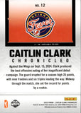 2025 Caitlin Clark Panini Chronicled WNBA GREEN LASER #12 Indiana Fever