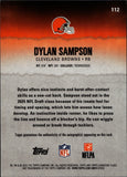 2025 Dylan Sampson Topps Signature Class ROOKIE AUTO AUTOGRAPH RC #112 Cleveland Browns