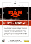 2022 Shelton Benjamin Panini Immaculate HOLO SILVER 06/25 #88 Monday Night Raw