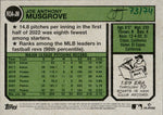 2023 Joe Musgrove Topps Heritage REAL ONE RED INK AUTO 73/74 AUTOGRAPH #ROA-JM San Diego Padres