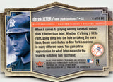 2004 Derek Jeter Fleer Authentix BALLPARK CLASSICS DIE CUT #8BC New York Yankees HOF