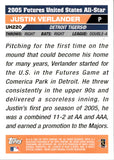 2005 Justin Verlander Topps Updates & Highlights ROOKIE RC #UH220 Detroit Tigers