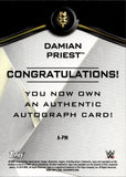 2019 Damian Priest Topps WWE NXT BLUE ROOKIE AUTO 45/50 AUTOGRAPH RC #A-PM Judgement Day