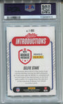 2024 Bo Nix Panini Absolute BLUE SPECTRUM INTRODUCTIONS ROOKIE 26/50 RC PSA 10 #I-BNX Denver Broncos 6913