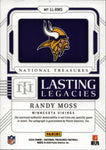 2024 Randy Moss Panini National Treasures LASTING LEGACIES PATCH AUTO 09/25 AUTOGRAPH RELIC #LL-RMS Minnesota Vikings HOF