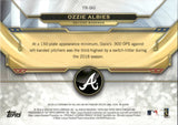 2019 Ozzie Albies Topps Triple Threads AMETHYST BAT JERSEY 13/27 RELIC #TTR-OA Atlanta Braves