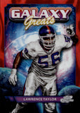 2024 Lawrence Taylor Topps Cosmic Chrome GALAXY GREATS RED REFRACTOR 3/5 #GG-19 New York Giants HOF