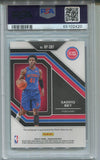 2020-21 Saddiq Bay Panini Prizm ROOKIE PENMANSHIP AUTO AUTOGRAPH PSA 9/10 #RP-SBY Detroit Pistons 2420