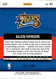 2024-25 Allen Iverson Panini Revolution LEGENDS ASTRO 283/299 #163 Philadelphia 76ers HOF