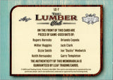 2025 Hornsby Cepeda Huggins Clark Smith Medwick Hernandez Templeton Leaf Lumber THE LUMBER CLUB 8 PIECE BAT 06/12 RELIC #LC-7 St. Louis Cardinals
