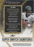 2025 Donovan McNabb Leaf In the Game Used SUPER SWATCH SIGNATURES JERSEY AUTO 3/7 AUTOGRAPH RELIC #SS-DM1 Philadelphia Eagles