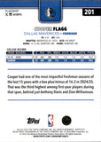 2025-26 Cooper Flagg Topps ROOKIE RC #201 Dallas Mavericks 2