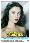 1978 Jane Seymour is Serina Topps Battlestar Galactica #65