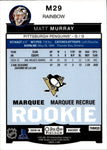 2015-16 Matt Murray O-PEE-CHEE Platinum RAINBOW MARQUEE ROOKIE RC #M29 Pittsburgh Penguins