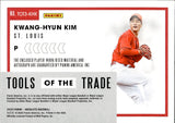 2020 Kwang-Hyun Kim Panini Absolute TOOLS OF THE TRADE TRIPLE JERSEY AUTO 01/75 AUTOGRAPH RELIC #TOT3-KHK St. Louis Cardinals