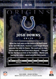 2023 Josh Downs Panini Origins ORANGE ROOKIE 052/149 RC #128 Indianapolis Colts