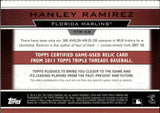 2011 Hanley Ramirez Topps Triple Threads HAN RAM JERSEY 07/36 RELIC ##TTR-58 Florida Marlins